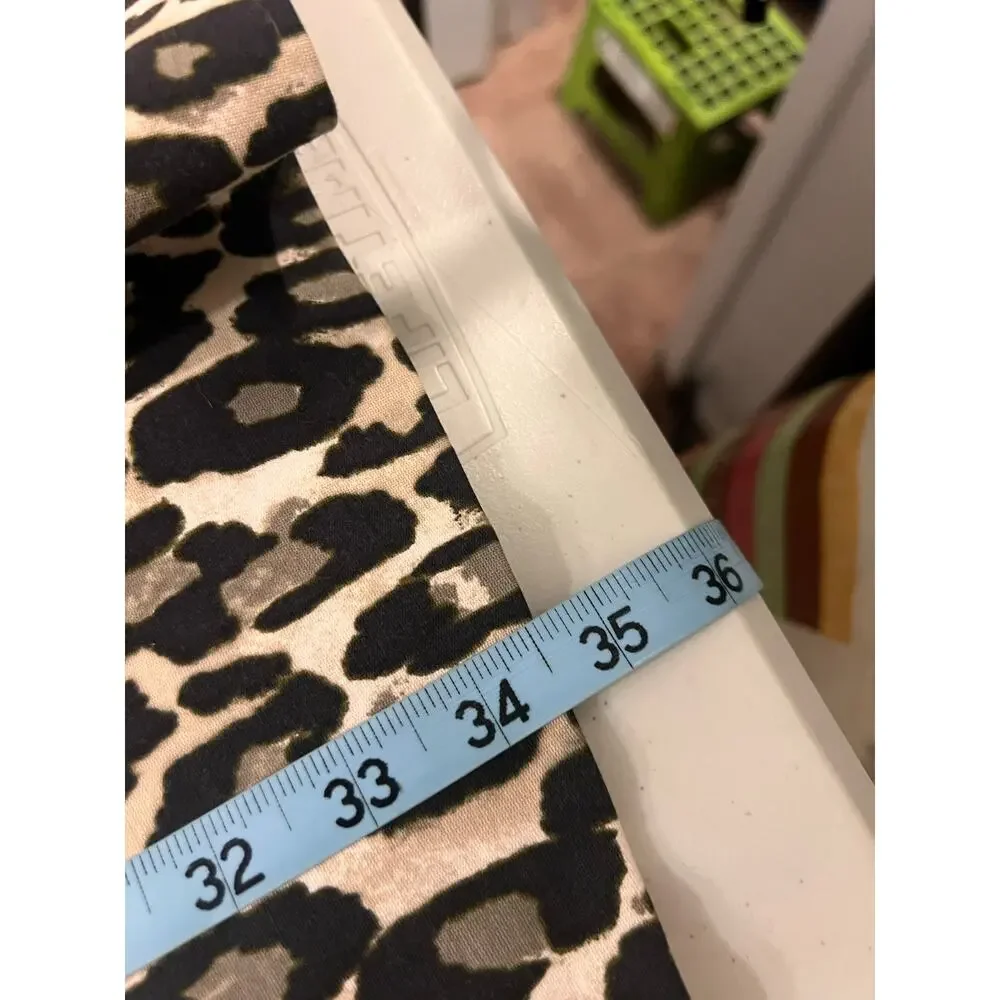 Kate Spade Animal Print Short Sleeve Fit & Flare Cocktail Summer Dress Size 4
